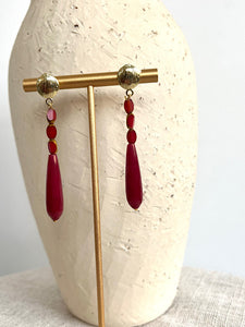 PENDIENTES CEREZA FLAMENCA